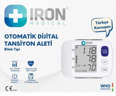 IRON Konuşan Bilekten Ölçer Tansiyon Aleti MDP20RM3