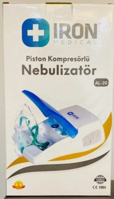 Iron NEBULİZATÖR PİSTONLU KAPAKLI KOMPRESÖRLÜ AL-20
