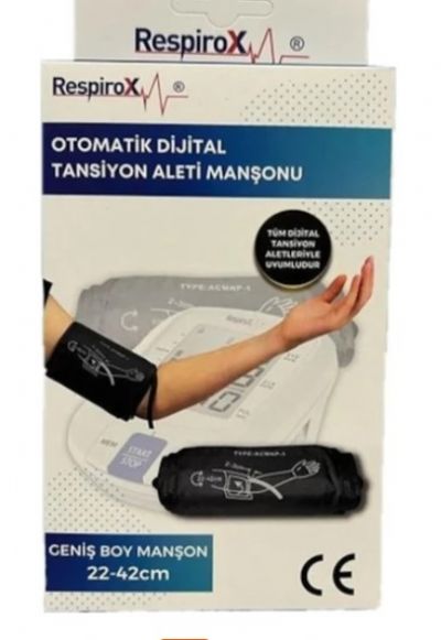 Respirox Dijital Tansiyon Aleti Manşonu - Tüm Cihazlara Uyumlu
