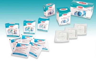 Steril Gaz Kompres 7.5 cm x 7.5 cm 4 Kat 5`li Zarf 100`lü Paket
